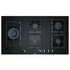 Image de Table de cuisson à gaz encastrable bosch serie 6 ppq7a6b90 5 feux noir