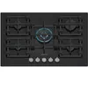 Image de Siemens Table de cuisson gaz 75cm 5 feux 11700w noir - ER7A6RH40