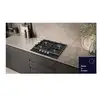 Image de Plaque À Gaz Iq500 Encastrable En Fonte Noir 58,2x49,2 Cm Siemens