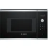 Image de Micro-onde encastrable 38 cm - Bosch Serie 4 - BFL523MS0 - Inox - H 382 x P 594 x P 317 cm - 800 W - display rouge
