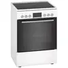 Image de Bosch - cuisinière vitrocéramique a 66l 4 feux blanc hkr39c220 - HKR39C220