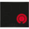Image de Plaque de cuisson vitrocéramique noire - BOSCH - 4 zones vitrocéramiques Hi-Light - Commande tactile - Face avant
