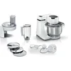 Image de Robot Multifonction Compact - Mums2ew20 - Bol Inox - 3 Disques - Blender 1,25l - Kit Pâtisserie Inclus - Blanc