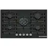 Image de Bosch - table de cuisson gaz 75cm 5 feux 11500w noir ppq7a6i40 - PPQ7A6I40