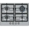 Image de Table de cuisson gaz - Bosch - PGH6B5K90 - Brûleur Wok 33 kW - Grilles fonte - Inox 60 cm