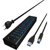 Image de Icy Box Ib-ac6113 Usb 3.2 Gen 1 (3.1 Gen 1) Type-b 5000 Mbit/s Noir