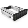 Image de Rack amovible ICY BOX IB-166SSK-B - ICY BOX - sans tiroir - disque dur 3.5 SATA-SAS - noir
