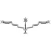 Image de ICY BOX IB-MS505-TI - Pince pour écran dordinateur jusquà 32 pouces - Charge maximale 21 kg - Noir/Argent