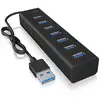 Image de Icy Box Ib-hub1700-u3 Usb 3.2 Gen 1 (3.1 Gen 1) Type-a 5000 Mbit/s Noir