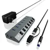 Image de Icy Box Ib-hub1701-c3 Usb 3.2 Gen 1 (3.1 Gen 1) Type-b 5000 Mbit/s Anthracite