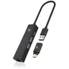 Image de Hub Usb 3.2 Gen1 Et Adaptateur Lan Gigabit 4 En 1 Icybox