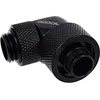 Image de Alphacool Eiszapfen Connector Series 90° Socket 16-10mm Liquid cooling system compression angled fitting noir profond