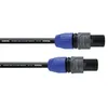 Image de Câble de signal Cordial CPL 15 LP 25 SPK 2 pôles / SPK 2 pôles 2 x 2.5 mm² 10.00 m noir