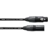Image de Câble de liaison XLR [1x XLR femelle - 1x XLR mâle] Cordial CPM 25 FM noir 2.50 m