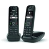 Image de Gigaset AS690 Duo - Telephone sans fil avec ID d'appelant - ECO DECT\GAP - noir + combine supplementaire