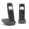 Image de Gigaset As490 Duo Téléphone Analog/dect Identification De L'appelant Noir