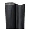 Image de Canisse pvc pour jardin balcon terrasse.balcon clôture brise-vent.brise vue 400x120 cm.gris