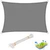 Image de Voile dombrage rectangulaire en HDPE - WOLTU - 3x5m - Gris - Protection UV - Respirant