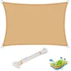 Image de WOLTU Voile d’ombrage 3x5m rectangulaire en HDPE protection UV pour jardinterrasse ou camping Sable