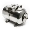 Image de Wiltec Vase dexpansion en acier inoxydable de 100 litres cuve à membrane horizontale pour les installations dalimentation en eau