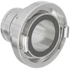 Image de Wiltec Accouplement Storz C/52 mm   101 x 98 x 98 mm   en Aluminium   avec long Manchon rotatif 120°   Raccord pour Tuyaux pompier I