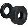 Image de Pneu Pour Tracteur À Pelouse 15x6.00-6 4pr Avec Chambre À Air Et Valve Coudée Tondeuse À Gazon