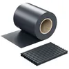 Image de Wiltec Brise-vue en rouleau   anthracite   35 m x 19 cm   en PVC 450 g/m²   avec 20 clips   Protection visuelle Pare-vue extérieur p