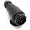 Image de Adaptateur prise remorque 13 Broches 12V Feux stop Clignotant Feu brouillard Feu arrière