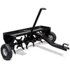 Image de Wiltec Scarificateur tracté   1340 x 1000 x 370 mm   Largeur de travail 90 cm   Profondeur de travail 76 cm   pour Tracteur-tondeus