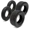 Image de Wiltec Lot 2x Pneu 18x8.50-8 Et 2x Chambre À Air   Valve Coudée   460 X 460 X 215 Mm   4 Pr   Capacité De Charge 370 ...