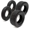 Image de Wiltec Lot 2x Pneu 18x8.50-8 et 2x Chambre à air   Valve coudée   460 x 460 x 215 mm   4 PR   capacité de charge 370 kg   pour Tonde