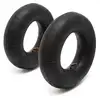 Image de Wiltec Lot De 2x Chambre À Air 15x6.50-8 Pour Pneu De Tracteur À Pelouse   400 X 400 X 100 Mm   Avec Valve Coudée   C...