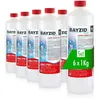 Image de BAYZID® 6 x 1 kg Chlor Liquide en Bouteilles Pratiques - Agit Rapidement et efficacement pour piscines