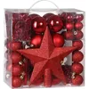 Image de Lot de 77 boules et décorations de Noël intérieur décoration sapin Boules pour sapin étoiles