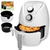 Image de Friteuse sans huile 9en1 Friteuse électrique 36L 1500W blanc Avec température réglable Livre de recettes