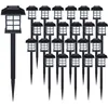 Image de Set de 24x lampes solaires LED Lumière pour jardin balon terrasse