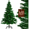 Image de CASARIA® Sapin de Noël artificiel 150 cm vert pied métal 360 branches PVC décoration de noël fêtes arbre réaliste réutilisable