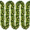 Image de CASARIA® Guirlande de Noël lumineuse 10m 200 LED blanc chaud Décoration de noël en sapin artificiel pour intérieur extérieur