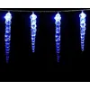 Image de Guirlande lumineuse 40 LED 10 4 m bleu stalactite télécommande fonction timer classe de protection IP44 8 modes guirlande