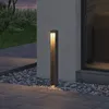 Image de Sogood Lampe LED sur Pied Extérieure 5W avec LED Lampe Jardin Étanche IP65 3000K Light Extérieure Gris BaldersLights 6x6x60cm