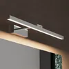 Image de sogood Lampe pour miroir 9W LED Salle de Bain 180° Rotatif 610 Lumen 40cm Applique Chrome 4000K Design Strahlenschön