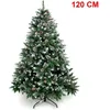 Image de YORBAY Sapin de Noël avec pied 120 cm - Décoration de Noël - Pommes de pin - Neige
