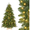 Image de YORBAY Arbre de Noël artificiel de 180 cm avec éclairage LED