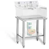 Image de Royal Catering Etagere pour Friteuse Profesionnelle RCSF-15D Plan de travail 62 x 42 cm Capacité de charge