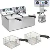 Image de Friteuse Électrique Double Chambre Timer 2x9l