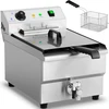 Image de Friteuse Électrique Réglable Avec Robinet De Vidange 400 V 6000 W 16 L