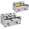Image de Friteuse Électrique Double Avec Robinet 230 V 2 X 3200w 2 X 13 L