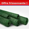 Image de Grillage Triple Torsion, Vert, Maille Hexagonale 25 Mm, 50 Cm X 10 M - Floordirekt