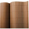 Image de Canisse Pvc Brise Vue, 150 X 500 Cm - Marron