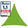 Image de Voile dombrage Hydrofuge Vert clair 3 x 3 x 3 m Triangulaire